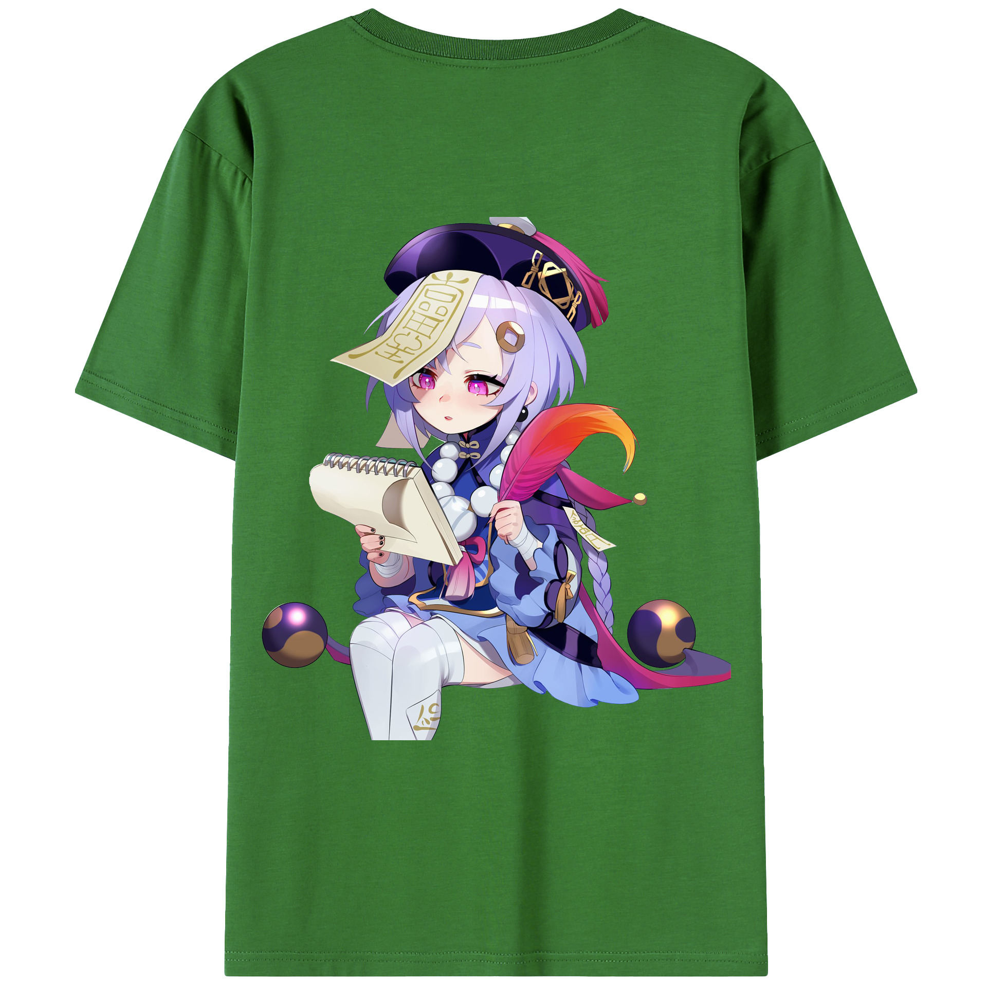 げんし神 七七 なな  genshin Nana レディース半袖Tシャツ(バックプリント)